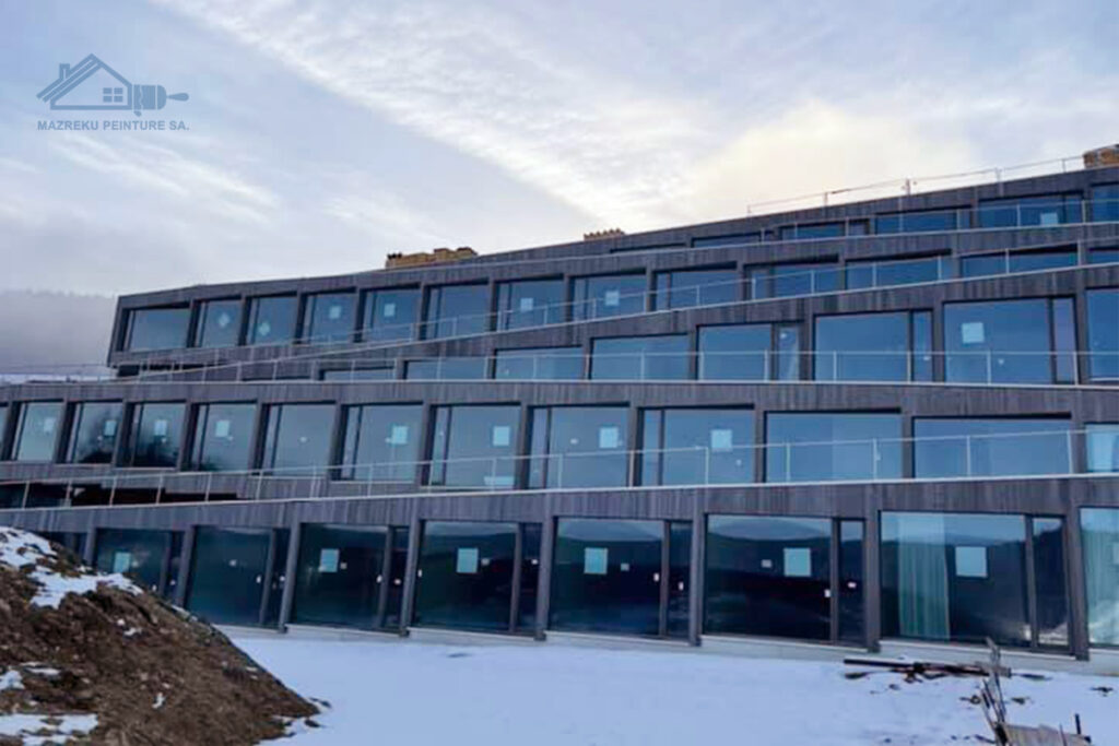 Façade bois contemporaine